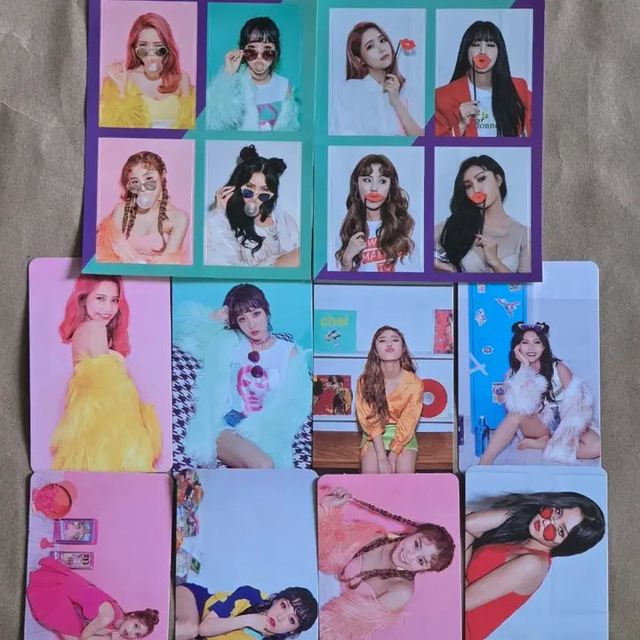 [BUNJANG] MAMAMOO Purple Album Photocard Set (8 types) + POB Set (2 types) / 마마무 Purple 앨범 포토카드 8종, 특전 2종 세트 일괄