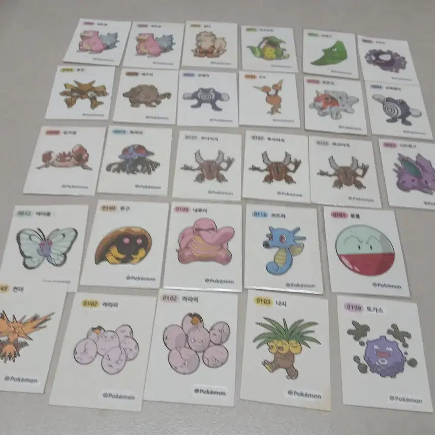 [BUNJANG] Pokemon Stickers (SS1-SS3) - Sealed / 포켓몬띠부씰 시즌1~3 판매