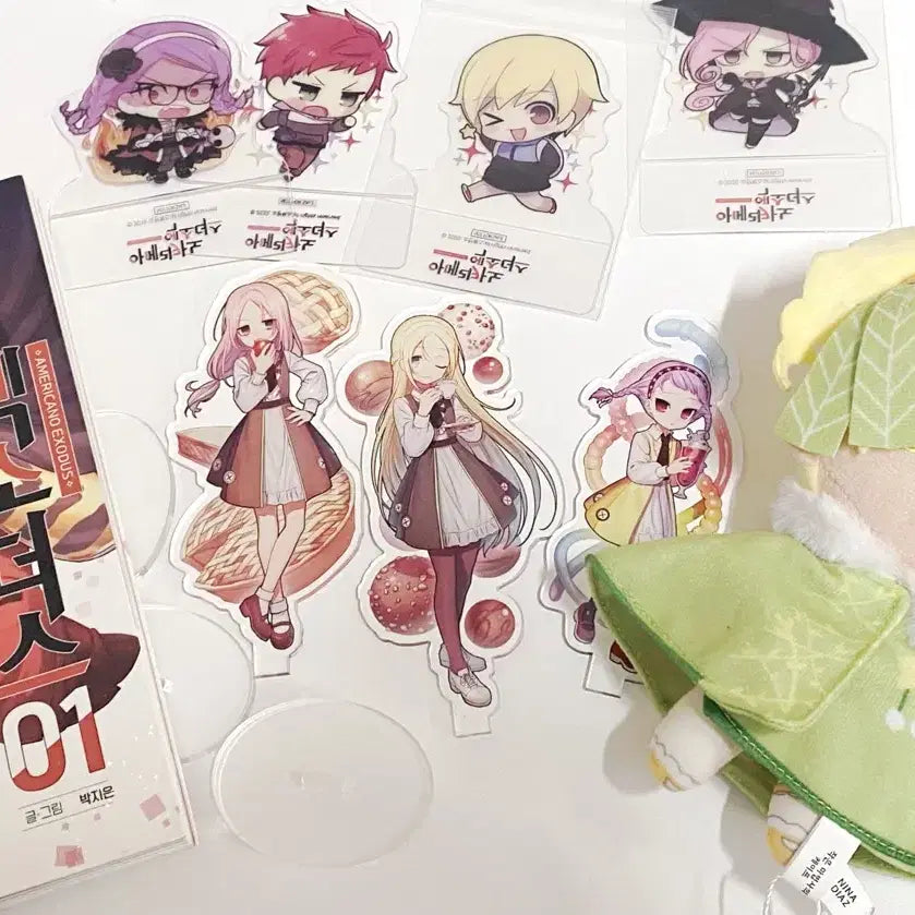 [BUNJANG] EXO-CBX Americano Exodus Bundle Set PET Stand Acrylic Figure / 아메리카노 엑소더스 굿즈 일괄 PET스탠드 아크릴 인형