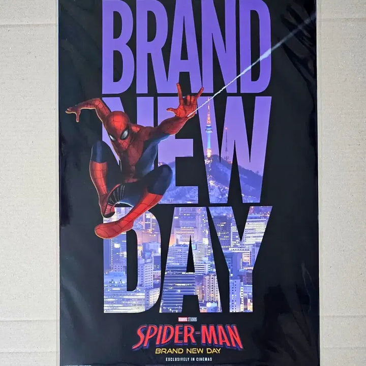 [BUNJANG] Spider-Man: Brand New Day Pet Poster 3rd Week Special Prize / A3박스포장) 스파이더맨 브랜드 뉴 데이 PET 포스터 3주차 특전 굿즈