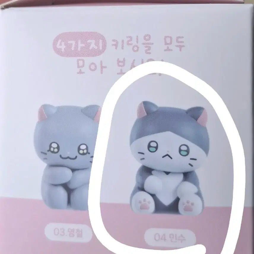 [BUNJANG] Nyahangnamja Random Figure Keyring / 냐한남자 랜덤 피규어 키링 민수 판매