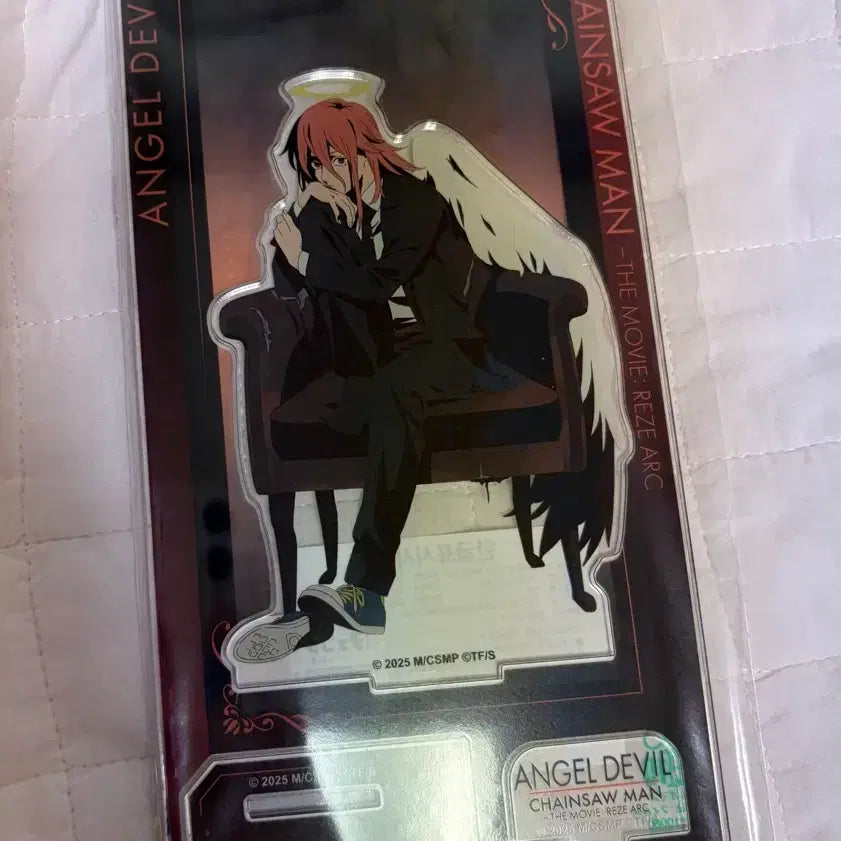 [BUNJANG] Chainsaw Man Makima Arc Plaza Pop-Up Chair Acrylic Stand Angel Devil / 미개봉/ 체인소맨 레제편 플라자 팝업 체어 아크릴스탠드 천사의악마
