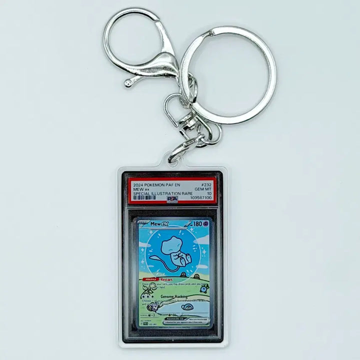 [BUNJANG] Pokemon Card Bubble Mew PSA 10 Custom Keychain / 포켓몬카드 버블뮤 PSA10 커스텀 키링