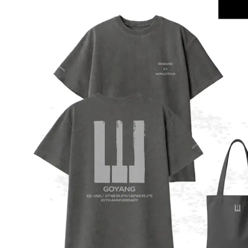 [BUNJANG] BIGBANG 20th Anniversary World Tour Goyang City Edition Short-Sleeve T-Shirt L / 빅뱅 20주년 콘서트 GOYANG 고양 월드투어 시티 에디션 반팔 티셔츠 L