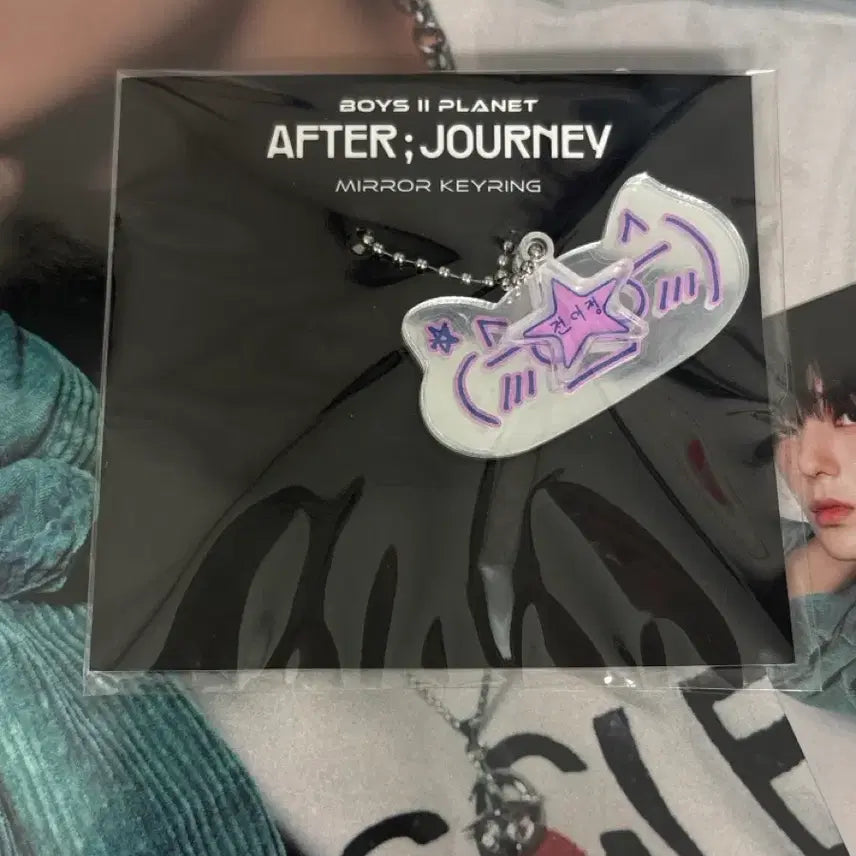[BUNJANG] BOYS PLANET Hui Woon Yi Jeong Mirror Keyring / 보이즈플래닛 휘브 전이정 미러 키링