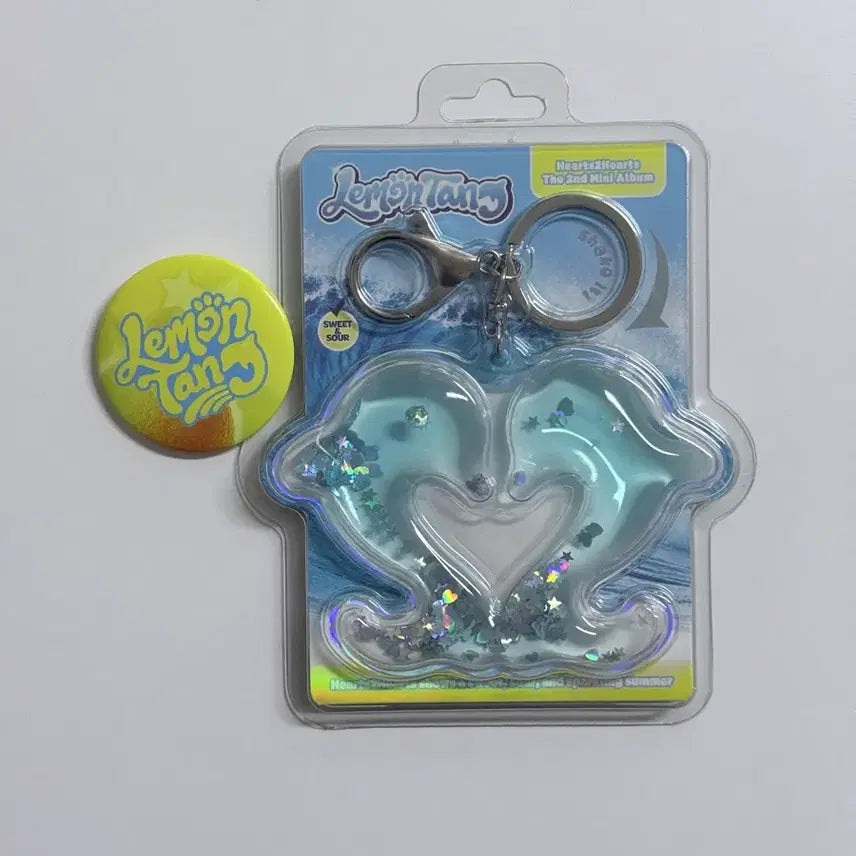 [BUNJANG] Lemon Tang Album Keyring (Unsealed) + Lemon Tang Pop-up Badge / 개봉) 하투하 레몬탱 키링 앨범 + 레몬탱 팝업 뱃지