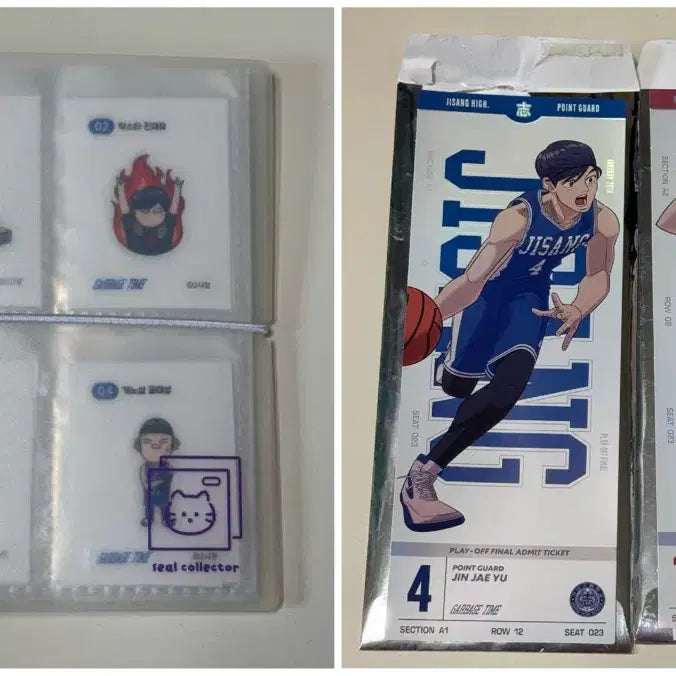[BUNJANG] Garbage Time Highlight Pick Collectible Cards, Stickers, and Random Tickets / 가비지타임 갑타 하이라이트 픽 콜렉트 카드 + 띠부 + 랜덤티켓