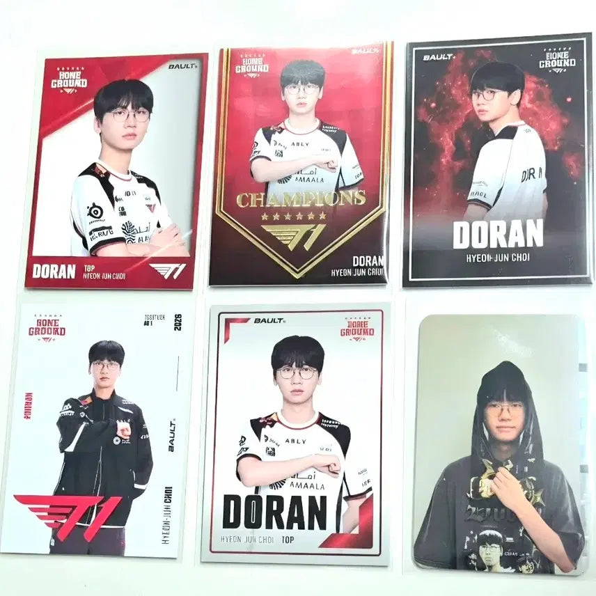[BUNJANG] T1 x VOLT Doran Trading Card (Home Ground) / 티원(T1) x 볼트, 홈그라운드 - 도란 트레이딩 카드 / 구매 특전 포토카드