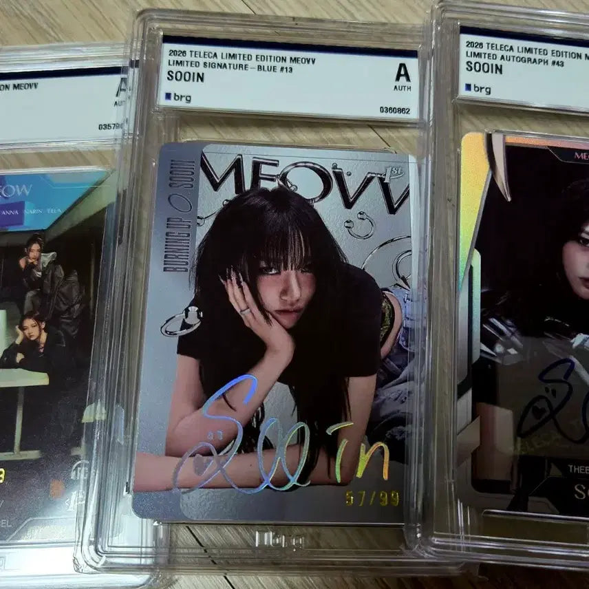 [BUNJANG] Terroca Miyaho Suin 2026 Limited Edition Signature Print Auto Card Bundle Set / 바로발송)) 2026 테레카 KPOP 미야오 수인 오토 / 99한정 시그니처 인쇄오토 / SP 레코드싱글 / 99한정 팀카드 리미티드