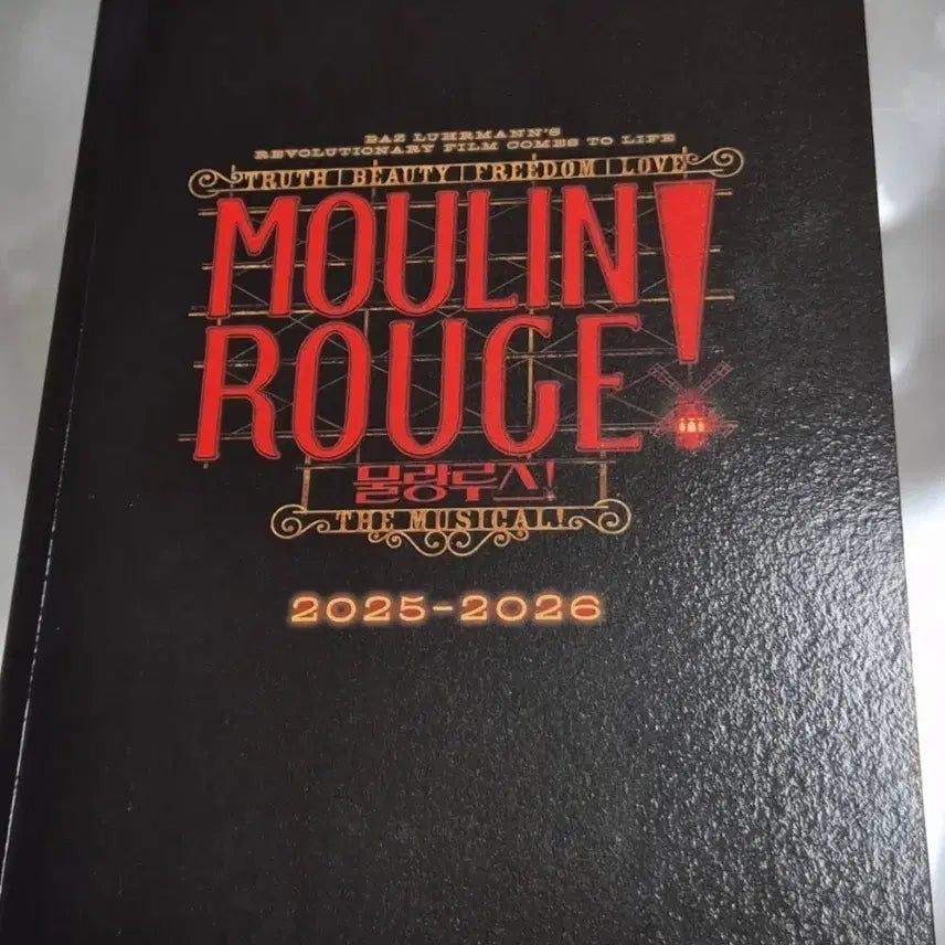 [BUNJANG] Moulin Rouge 2025-2026 Season Program Book / 물랑루즈 2차 프로그램북