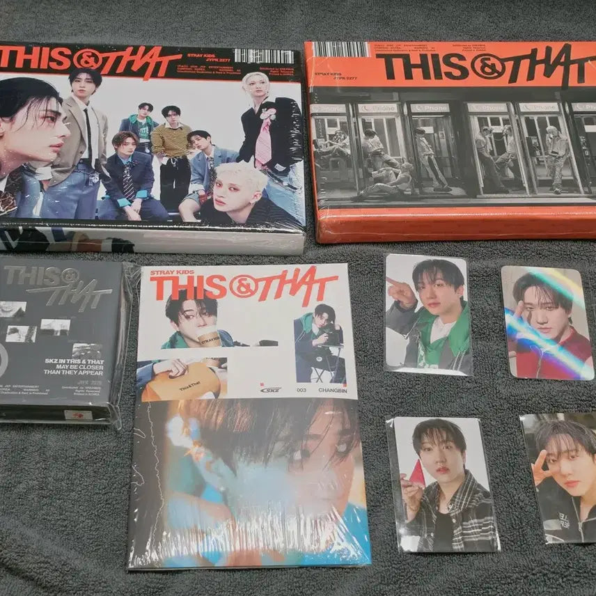 [BUNJANG] Stray Kids THIS &amp; THAT Sealed Album Changbin POB Photocard / 스트레이키즈 THIS &amp; THAT 미개봉 앨범 창빈 특전 포카