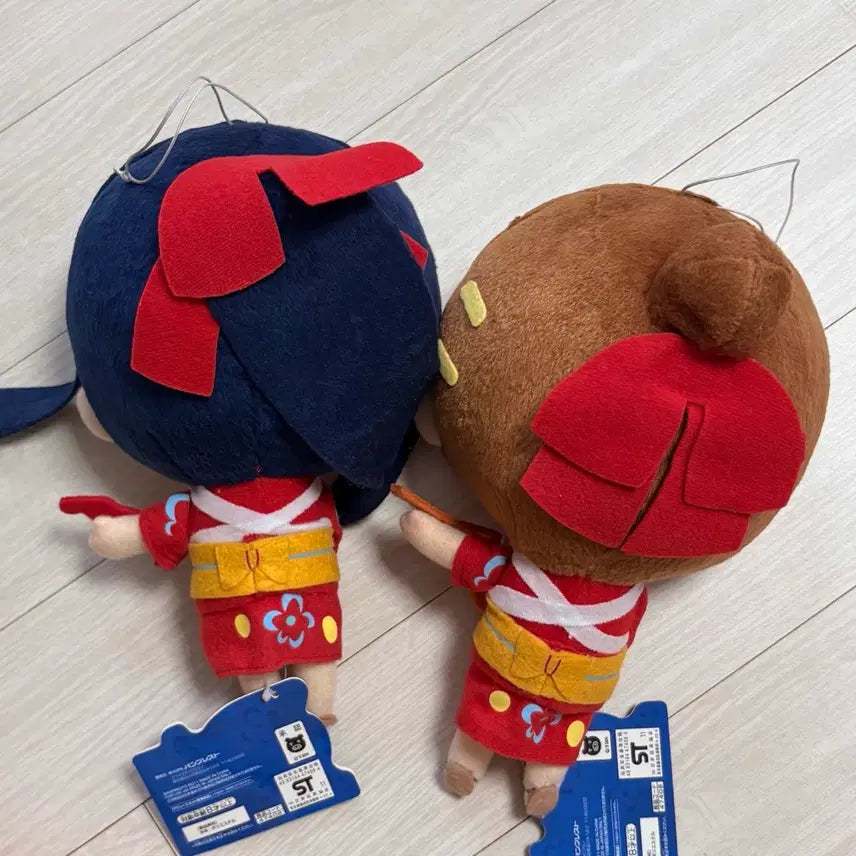 [BUNJANG] K-ON! Yui Hirasawa Azusa Nakano Yukata Plush Set / 케이온 슈퍼 DX 유이아즈 누이구루미 누이 유카타 히라사와 유이 나카노 아즈사