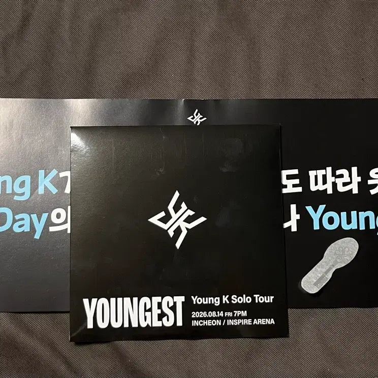 [BUNJANG] Young K First Concert Entrance Gift Confetti Bundle Set (Sealed) / 영케이 첫콘 입장기프트 미개봉 컨페티 포함 솔콘