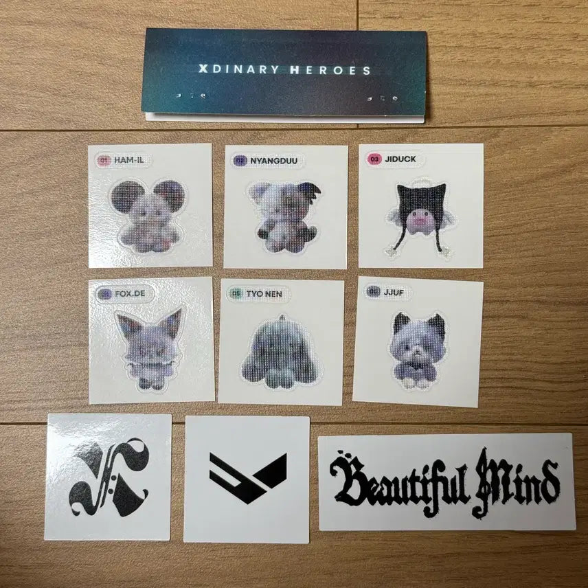 [BUNJANG] Xdinary Heroes Xdiz View-MA Concert Fanclub Booth Xmons Ttibu Seal / 엑스디너리히어로즈 엑디즈 뷰마콘 팬클럽 부스 엑몬즈 띠부씰