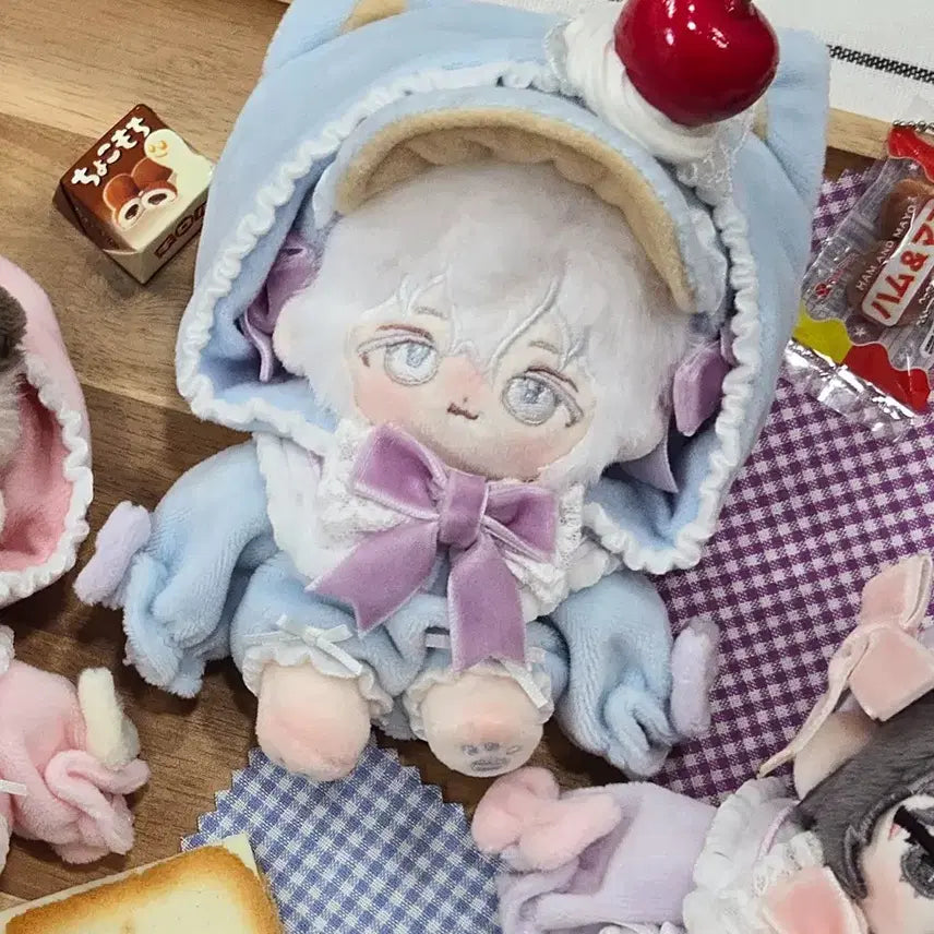 [BUNJANG] 10cm Honey Bakery Blue Cupcake Plush / 10cm 솜옷장 허니베이커리 블루 컵케잌