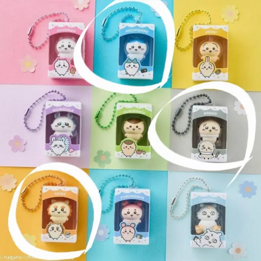 [BUNJANG] Chiikawa Choco Box Bundle Set (Hachiware, Racco, Shisa) - Vinyl Unsealed / [3종 일괄] 치이카와 초코박스(하치와레+랏코+시샤)