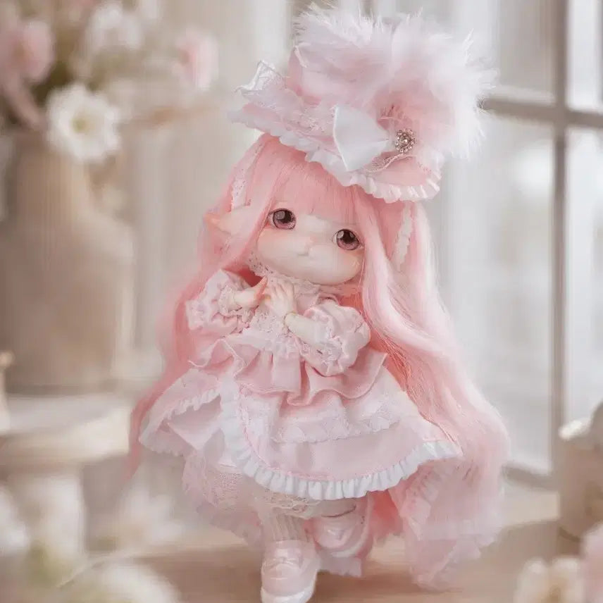 [BUNJANG] Mimia Dream Princess House Isabella Morning Prayer (Pink Chic) 16cm Ball-Jointed Doll / 미미아 드림 프린세스 하우스 -이사벨라아침기도(핑크시크)