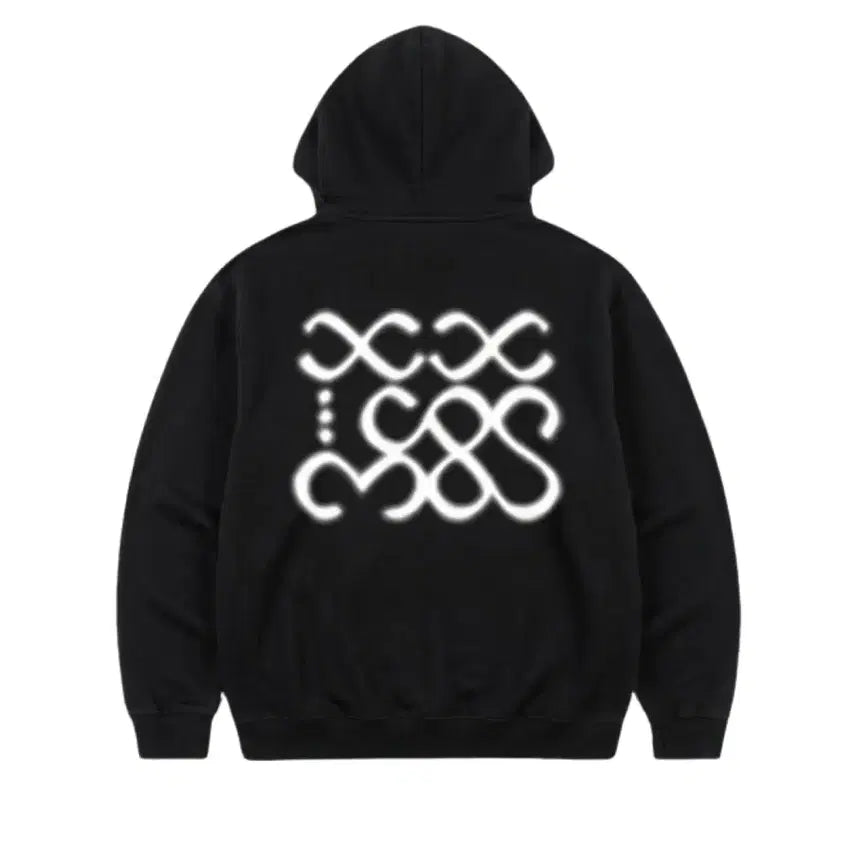 [BUNJANG] BIGBANG 20th Anniversary Cosmos Zip-Up Hoodie Black / 빅뱅 20주년 기념 코스모스 집업 후드 블랙