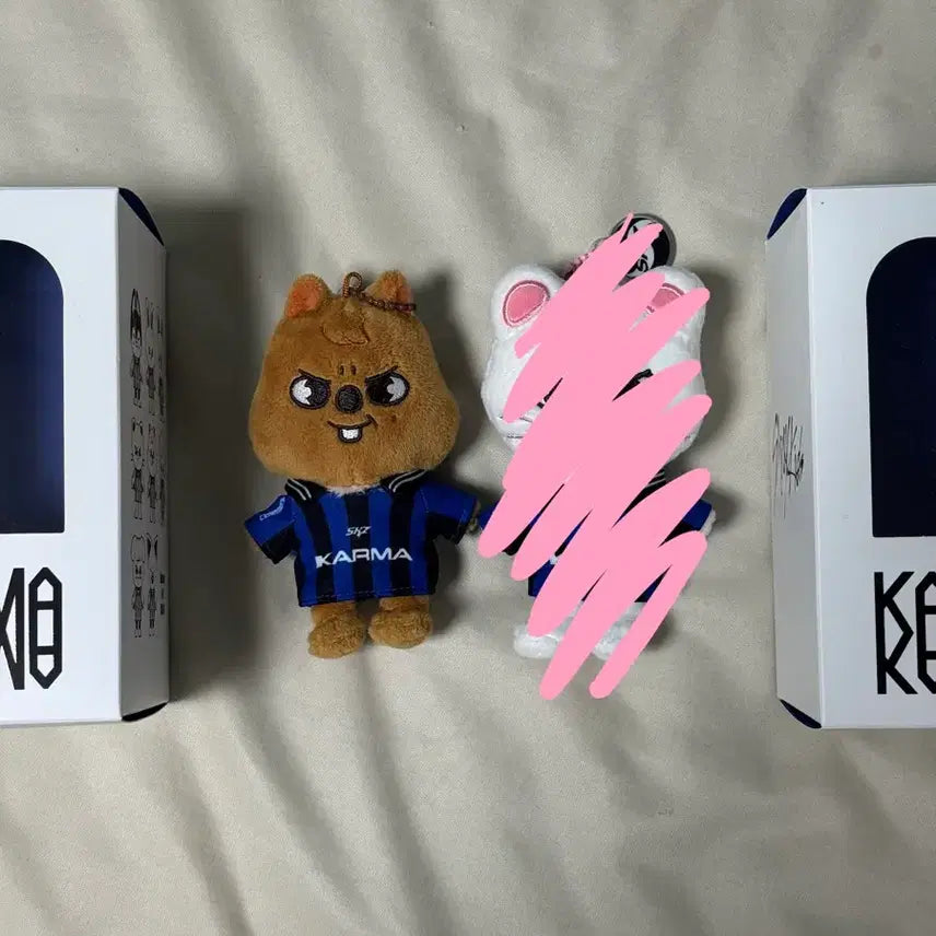 [BUNJANG] Stray Kids SKZOO KARMA Jiniret Plush Keychain / 스트레이키즈 스키즈 스키주 카르마 인형 키링 한쿼카 지니렛 양도