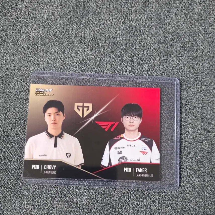 [BUNJANG] T1 Faker &amp; Gen.G Chovy Edition Trading Cards / T1 페이커 쵸비 젠지 티원 에디션 Bault faker chovy