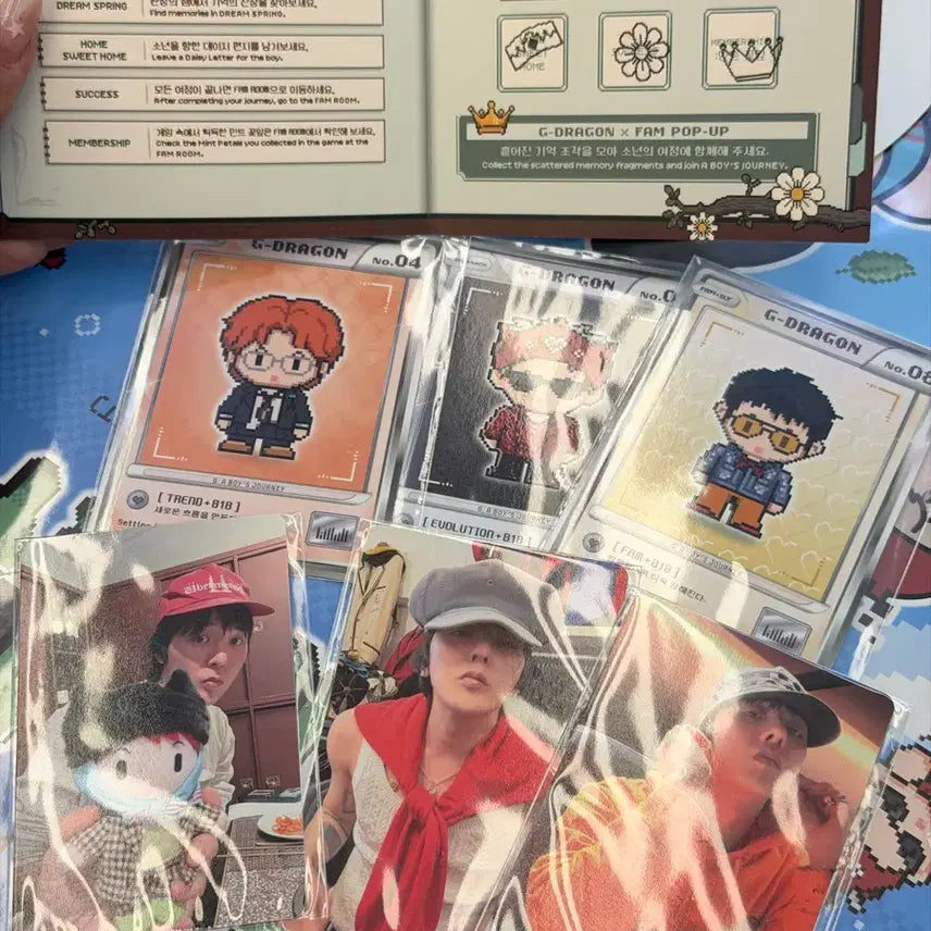[BUNJANG] G-Dragon x PAMBOYS G:A Boyz Journey Photocard Bundle Set / 지드래곤 x 팸 팝업 G:A 보이즈 저니 포카