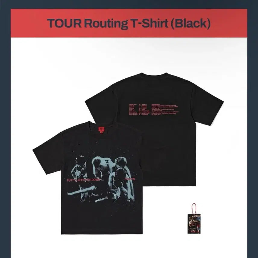 [BUNJANG] CORTIS 2026 Tour Routing T-shirt M Size / (현물 미개봉) CORTIS 코르티스 2026 투어 라우팅 티셔츠 M 사이즈 팝업