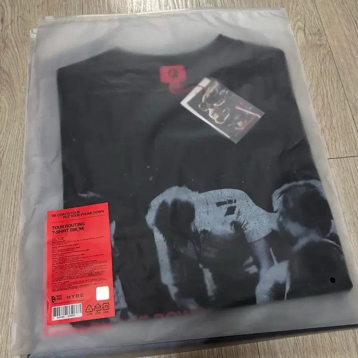 [BUNJANG] CORTIS 2026 Tour Routing T-shirt M Size / (현물 미개봉) CORTIS 코르티스 2026 투어 라우팅 티셔츠 M 사이즈 팝업
