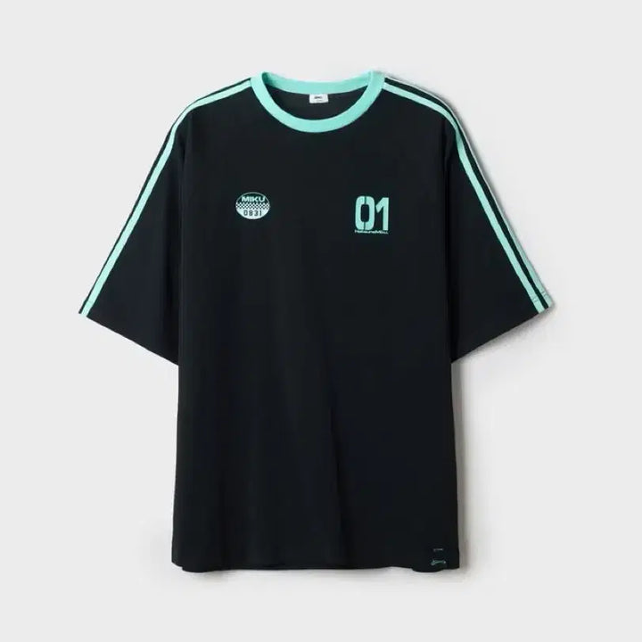 [BUNJANG] SPAO x Hatsune Miku Colorblock Short Sleeve T-Shirt (L) with Photocard / 하츠네 미쿠 스파오 배색 반팔 티셔츠 L (포토카드 포함)