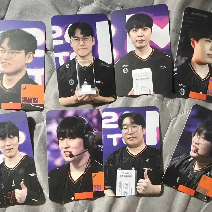 [BUNJANG] HLE Hanwha Life Esports MSI Photocard Set (Excluding Zeus) / HLE 한화생명 포카 MSI 세트 (사진처럼 - 제우스 없음)
