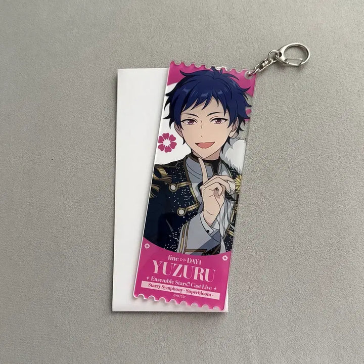 [BUNJANG] Ensemble Stars! Animate Superbloom Cafe Fushimi Yuzuru Ticket-style Acrylic Stand / 앙스타 애니메이트 슈퍼블룸 카페 후시미 유즈루 티켓풍 아크릴