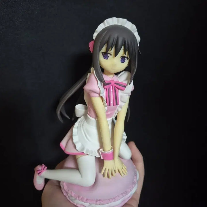 [BUNJANG] Puella Magi Madoka Magica Homura Akemi Strawberry Macaron Figure C ver. / 마법소녀 마도카 마기카 마마마 아케미 호무라 딸기마카롱 c상