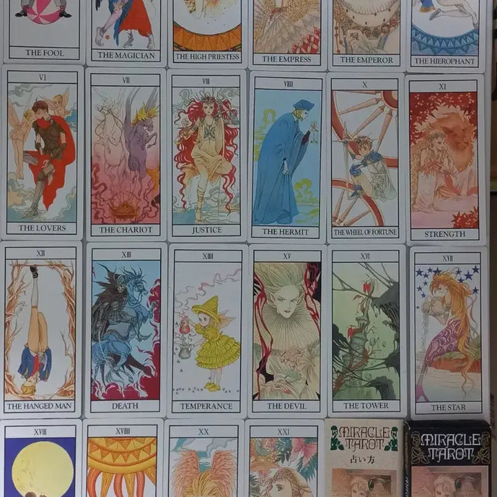 [BUNJANG] Shimizu Reiko Miracle Tarot Major Arcana (22 Cards) / [주말 한정 할인 판매] 시미즈레이코 미라클타로 22장 메이져 타로카드