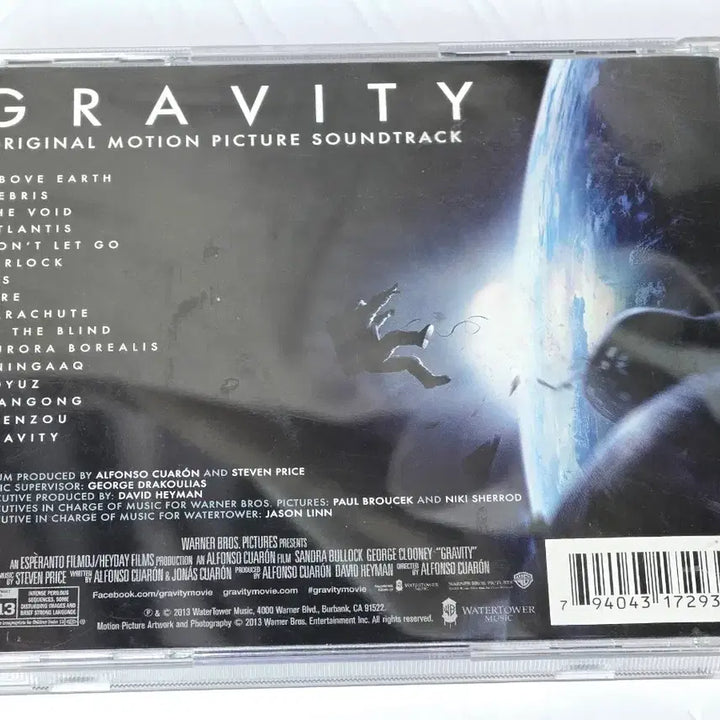 [BUNJANG] Gravity Original Motion Picture Soundtrack CD / 영화 그래비티 (Gravity) OST CD