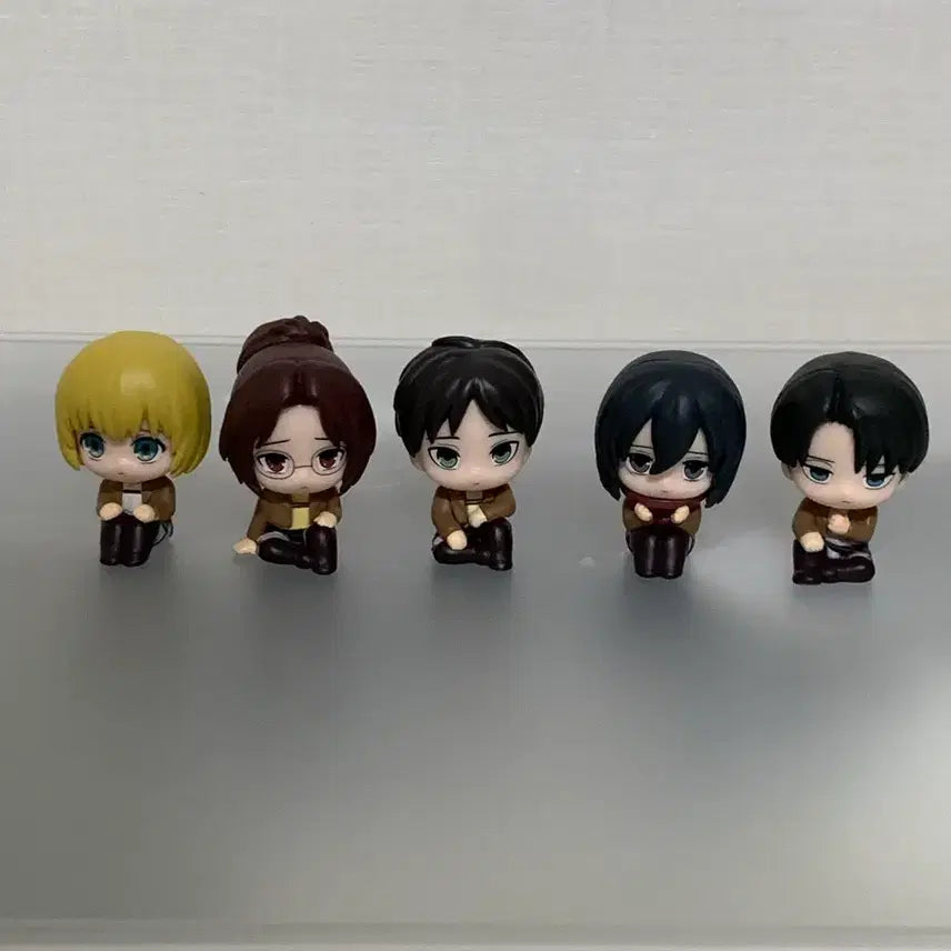 [BUNJANG] Attack on Titan Michiboke Set 1 &amp; 2 Eren Mikasa Armin Levi Hange / 진격의 거인 마치보케 1,2탄 풀세트 에렌 미카사 아르민 리바이 한지