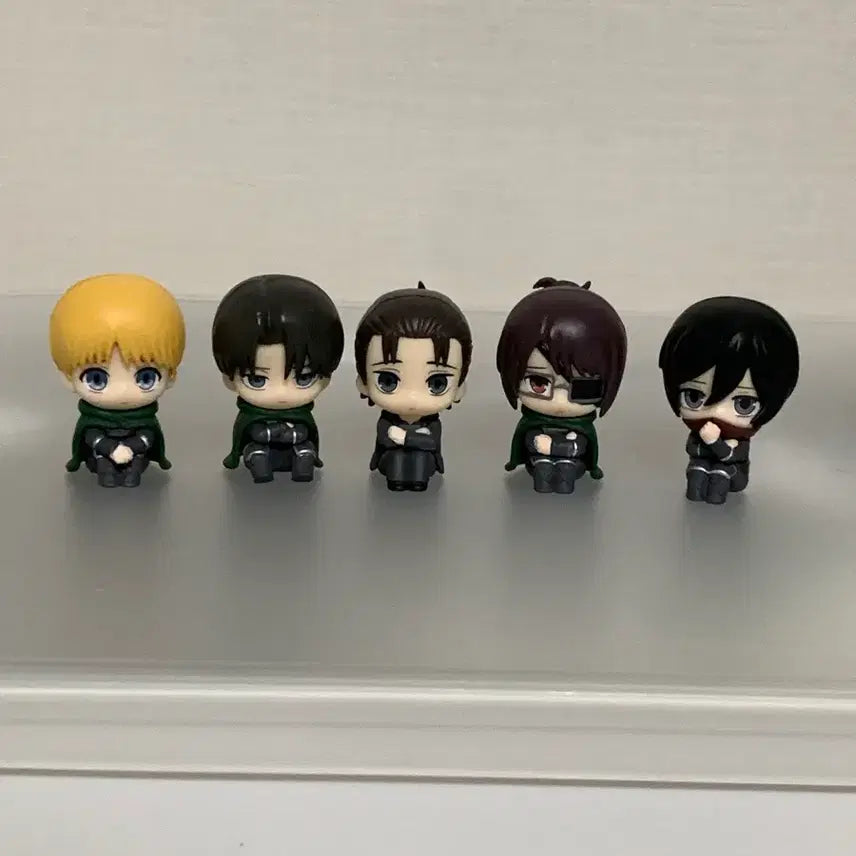[BUNJANG] Attack on Titan Michiboke Set 1 &amp; 2 Eren Mikasa Armin Levi Hange / 진격의 거인 마치보케 1,2탄 풀세트 에렌 미카사 아르민 리바이 한지