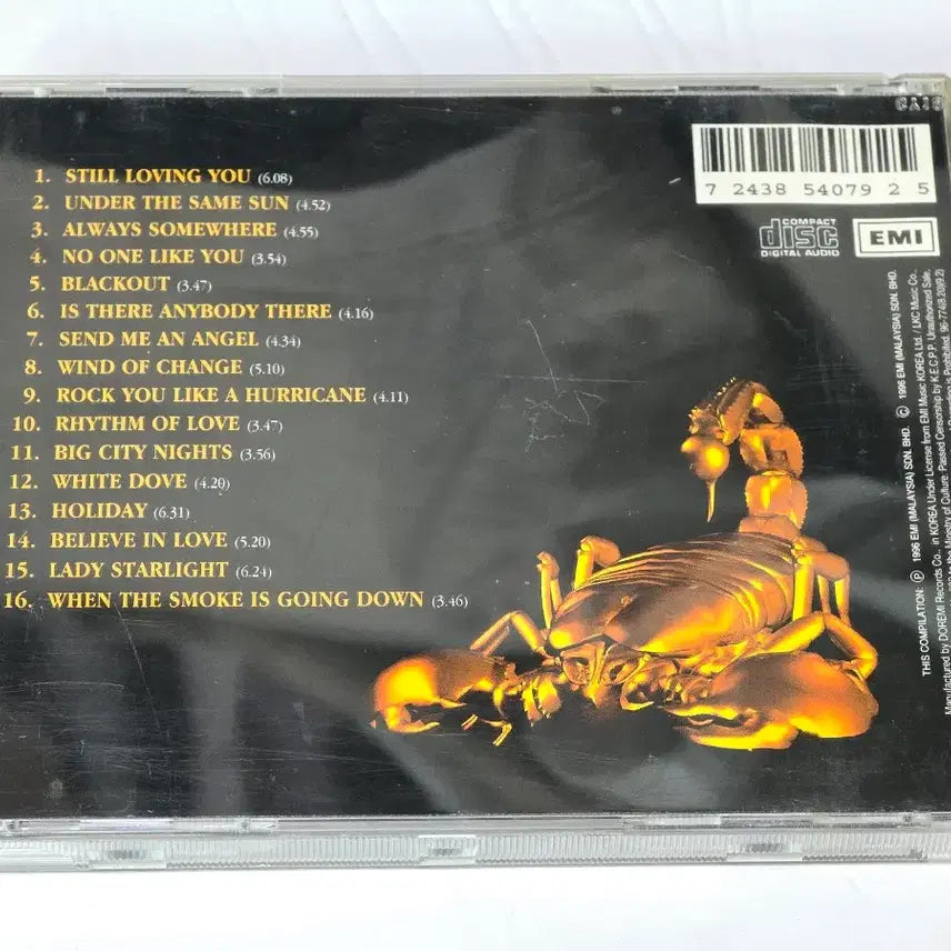 [BUNJANG] Scorpions Gold (The Ultimate Collection) CD / 스콜피온스 (Scorpions) - Gold (The Ultimate Collection)