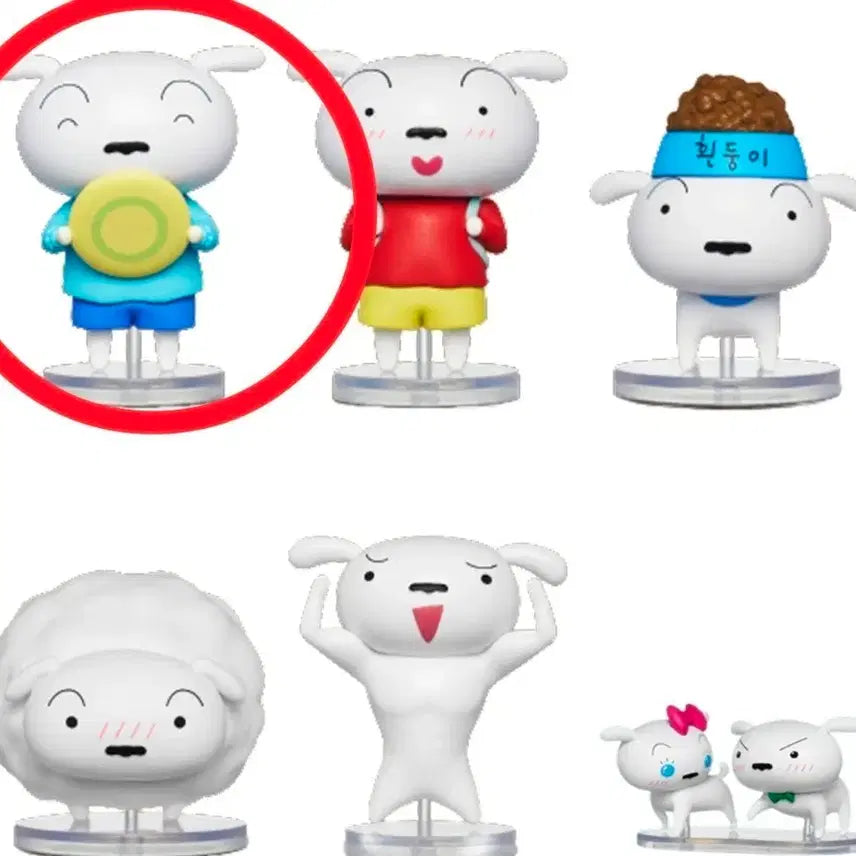 [BUNJANG] CGV Crayon Shin-chan Shiroi (Snowy) Figure / CGV  짱구는 못말려 흰둥이 피규어