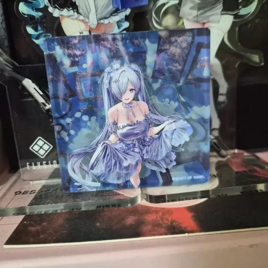 [BUNJANG] Cinderella Glass Slipper Burst Acrylic Block / 신데렐라 유리구두 버스트 아크릴 블록