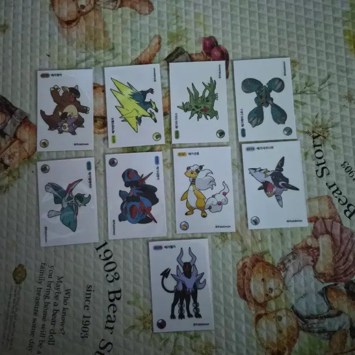 [BUNJANG] Mega Pokemon B-Sticker Bundle Set (9 Stickers) / 메가포켓몬띠부씰 9장을 일괄판매합니다(낱장판매x)