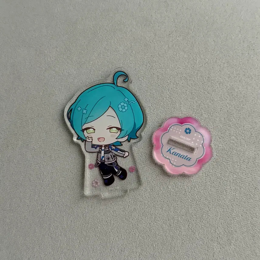 [BUNJANG] Ensemble Stars! Shinkai Kanata Super Bloom Cafe SD Acrylic Bundle Set / 앙스타 신카이 카나타 애니메이트 슈퍼블룸 카페 SD 아크릴 오시 우치와 카드 일괄