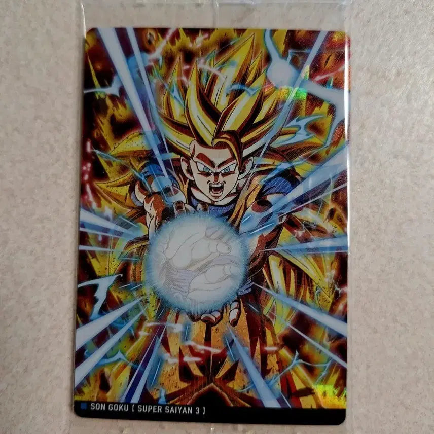 [BUNJANG] Itazura Dragon Ball Card Son Goku Super Saiyan 3 / 이타자가 드래곤볼 카드 손오공 슈퍼사이어인 3