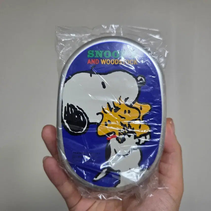 [BUNJANG] Peanuts Snoopy Tin Lunch Box - Vintage Character Goods Figure Doll / 일본 고전 만화 빈티지 토이 캐릭터 굿즈 피규어 인형 피넛츠 스누피 철판 도시락통
