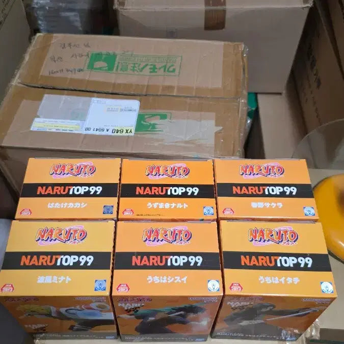 [BUNJANG] NARUTO NARUTOP99 Figure 6종 Set (Japan Domestic) / (번장최저가미개봉)나루토 NARUTOP99 피규어 6종 세트 일본내수용 칼박
