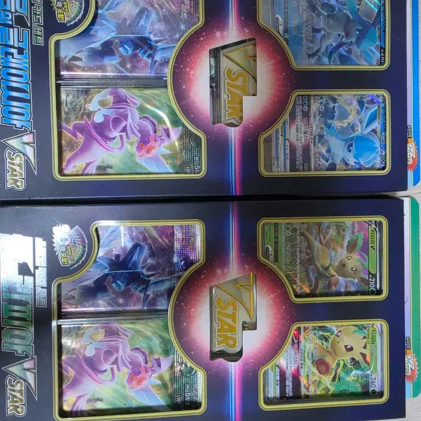 [BUNJANG] Pokemon Card Set - Full Art Glaceon VSTAR &amp; Glacial Glaceon / 포켓몬카드 풀의리피아 얼음의글레이시아 세트 미개봉