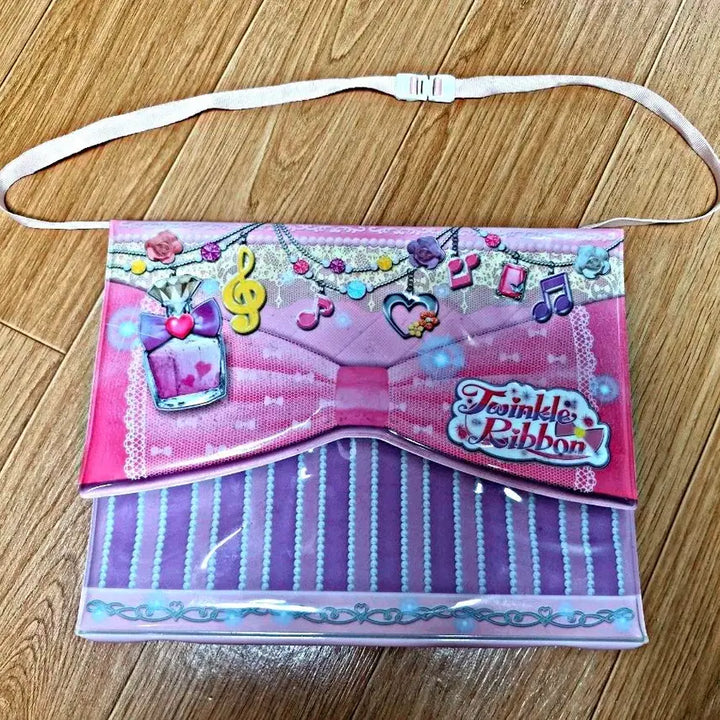 [BUNJANG] Pripara Twinkle Ribbon Bag File Binder / 프리파라 프리채널 아이엠스타 아이카츠 라라 트윙클 리본 가방 파일백 바인더