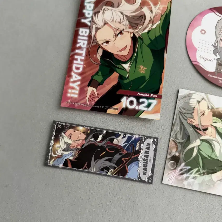 [BUNJANG] Ensemble Stars! Ritsu Nagisa Animate Super Bloom Cafe POB Bundle Set / 앙스타 란 나기사 애니메이트 슈퍼 블룸 카페 특전 등 일괄