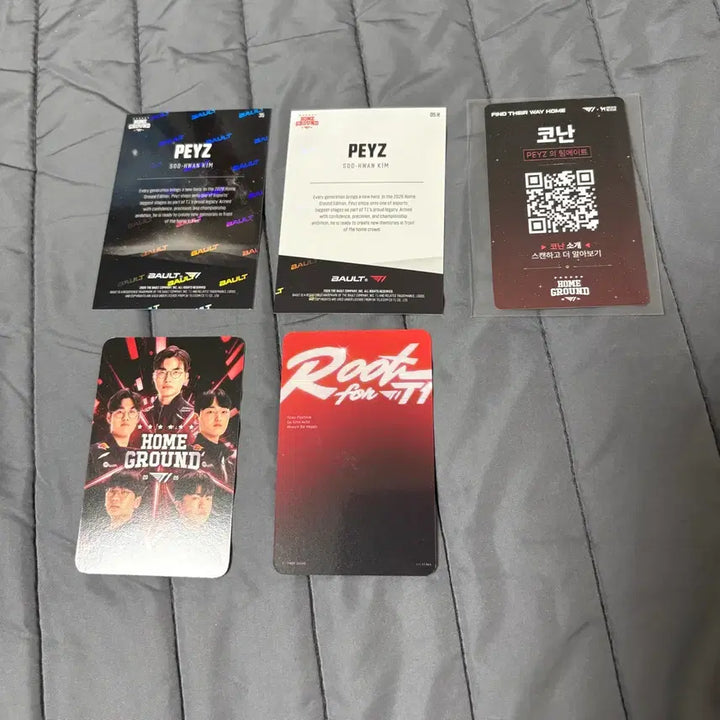 [BUNJANG] T1 Phase Bundle Set Photocard Windbreaker Vault Rescue T1 / [일괄] T1 페이즈 포카 홈그라운드 바람막이 볼트 레스큐 티원