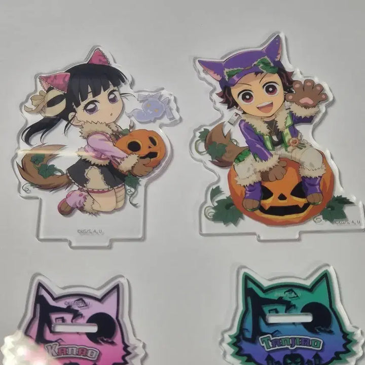 [BUNJANG] Demon Slayer Kanao &amp; Tanjiro Halloween Acrylic Stand Bundle / 귀멸의칼날 카나오 할로윈 탄지로 할로윈 아크릴 일괄