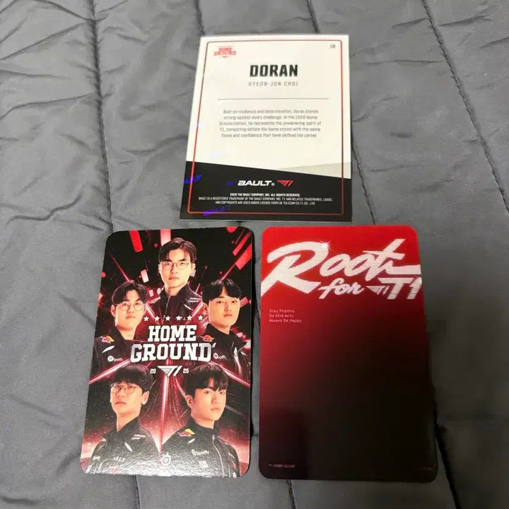 [BUNJANG] T1 Doran Homeground Bundle Set Windbreaker Photocard / [일괄] T1 도란 홈그라운드 구매특전 포카 바람막이 볼트 홈그 티원