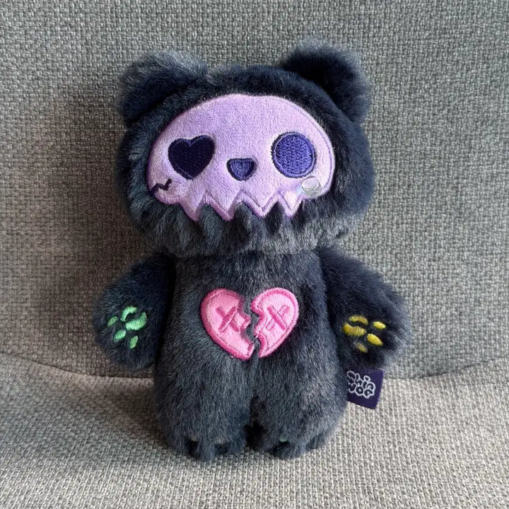 [BUNJANG] Finding Unicorn Shinwoo Skull Bear Keyring / (정품)신우 해골 곰돌이 키링 파인딩유니콘